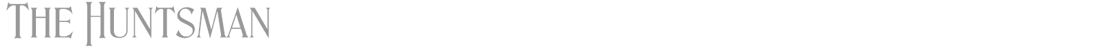 The Huntsman font preview